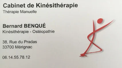 Bernard Benqué Kiné-Ostéo Kinésithérapeute Mérignac