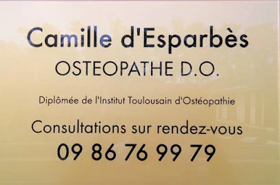Camille d'Esparbès Ostéopathe D.O.