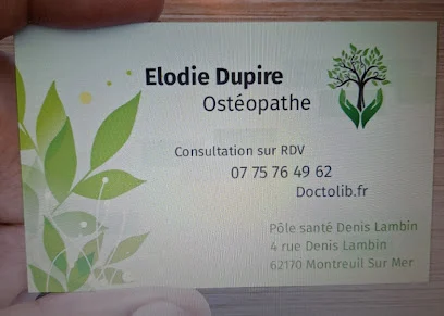 Elodie Dupire - Ostéopathe