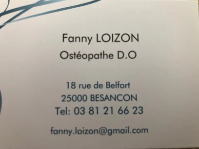 Fanny LOIZON - Ostéopathe D.O.