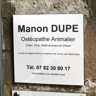 Manon Dupé - Ostéopathe Animalier