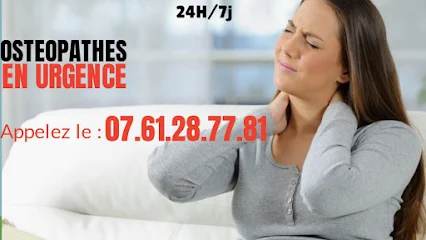Ostéopathe à domicile Paris et Île de France 24h/24 7j/7