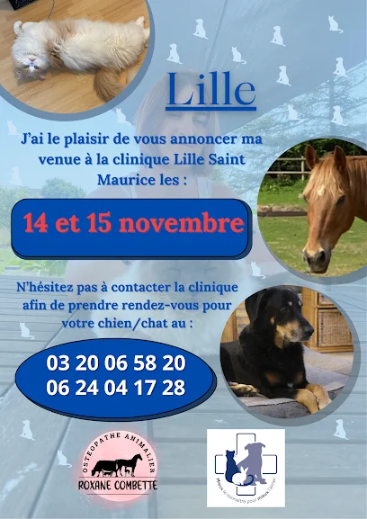 Roxane Combette Ostéopathe Animalier Lille