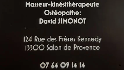 Simonot David Kiné vestibulaire - Ostéopathe
