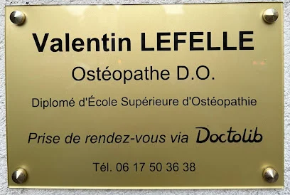 Valentin Lefelle - Ostéopathe D.O.
